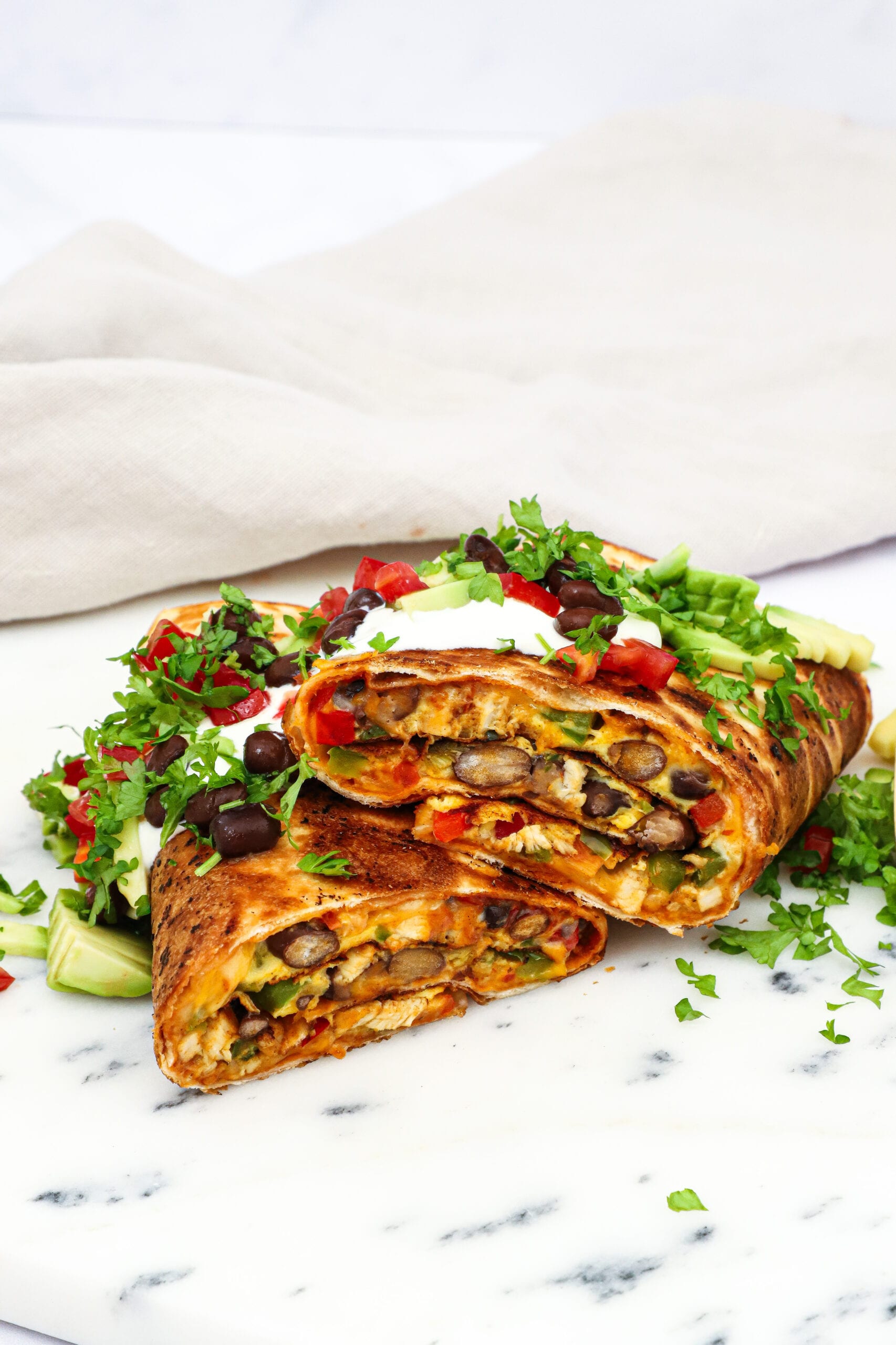 Mexicansk tortilla æggewarp - Opskrift på mexicansk tortilla
