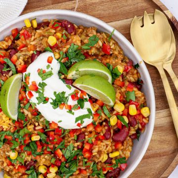 One pot mexicansk risret - Opskrift på risret med oksekød
