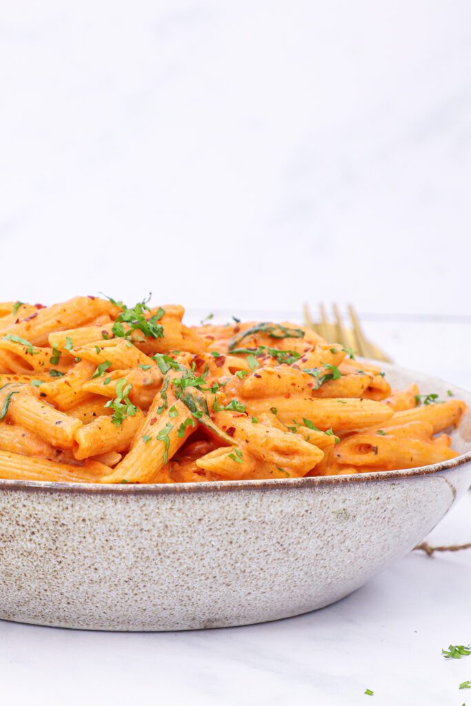 Cremet vodka pasta - Opskrift på penne alla vodka