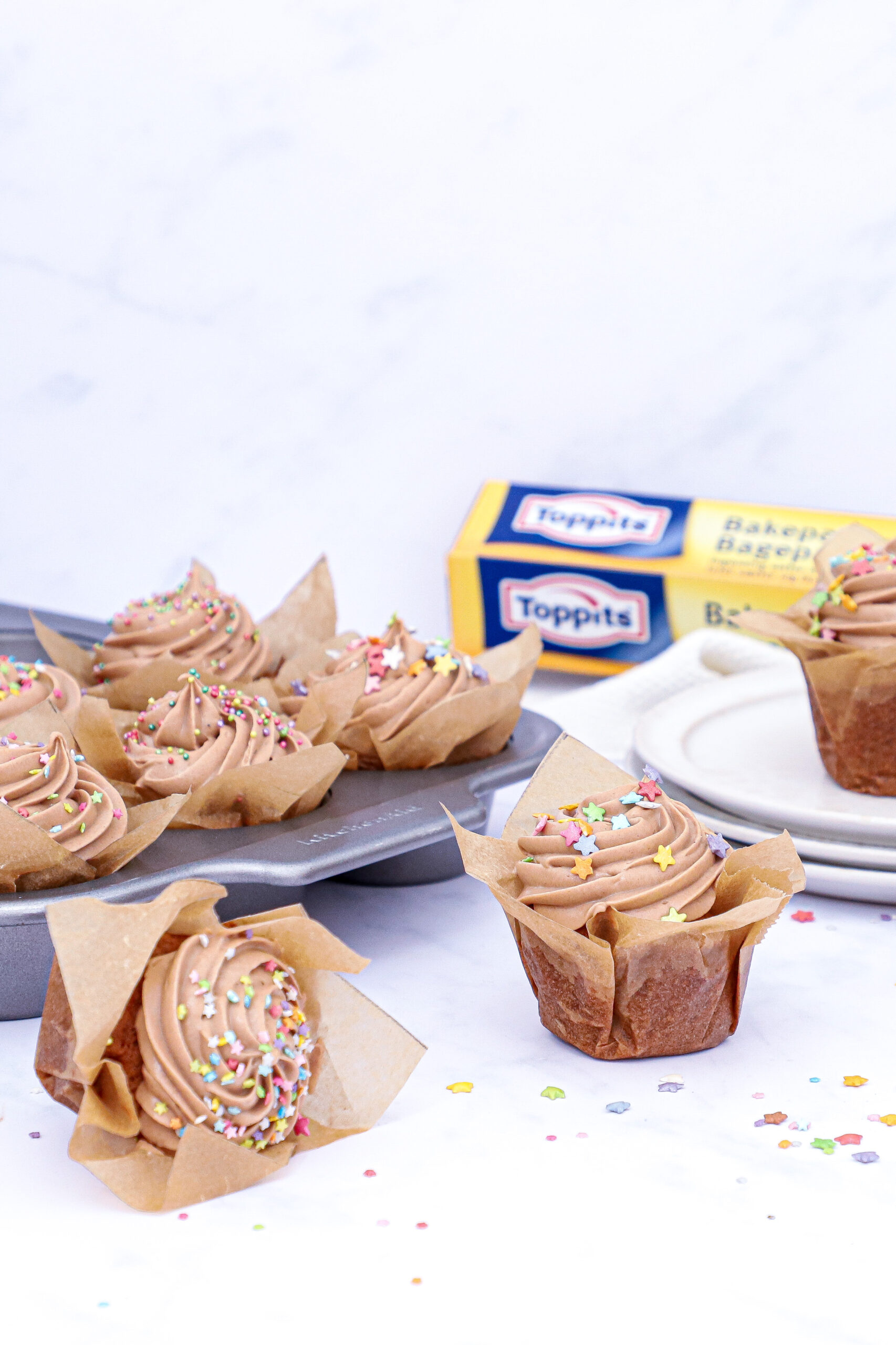 Kanelmuffins med kaffefrosting - Opskrift på kanelkage muffins
