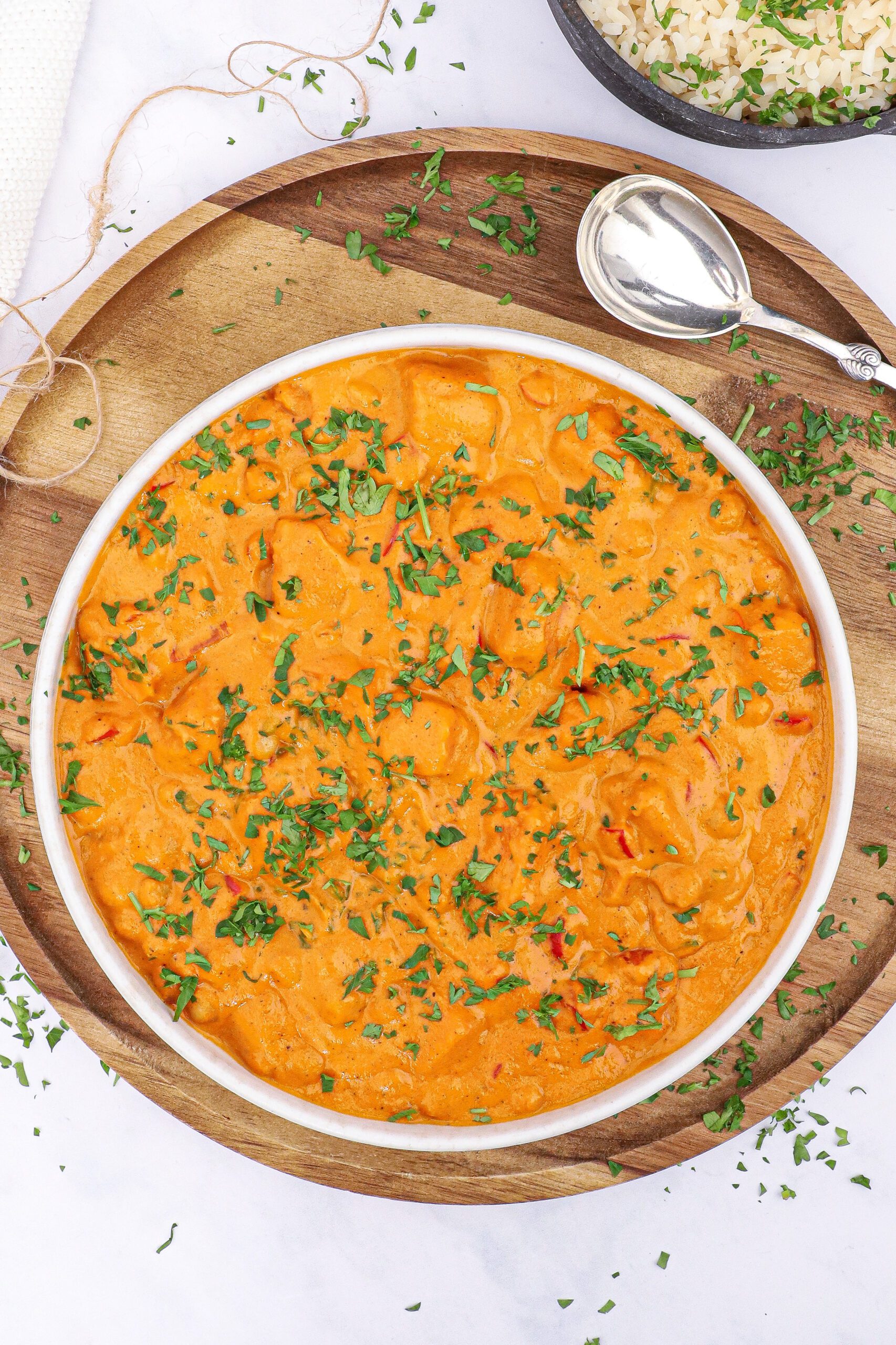 Vegetarisk butter chicken - Opskrift på butter chicken vegetar