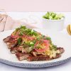 Sliced bøf med bløde løg - Opskrift på bøf med bløde løg
