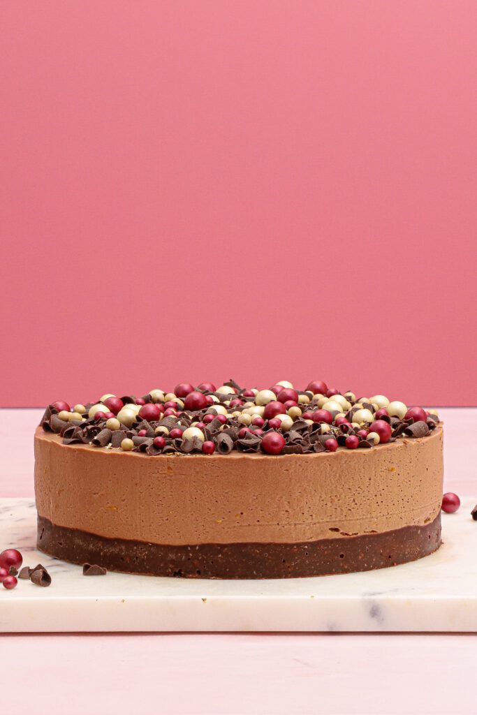 Chokolade cheesecake - Opskrift med appelsin og mandellikør