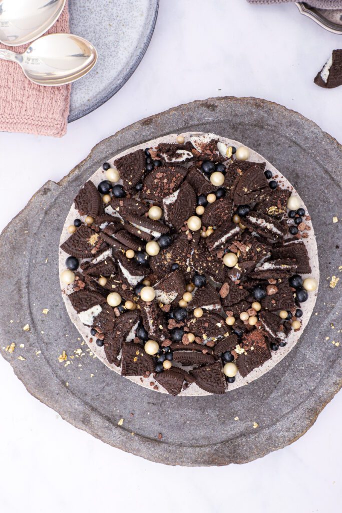 Oreo cheesecake - Opskrift på nem cheesecake med oreo