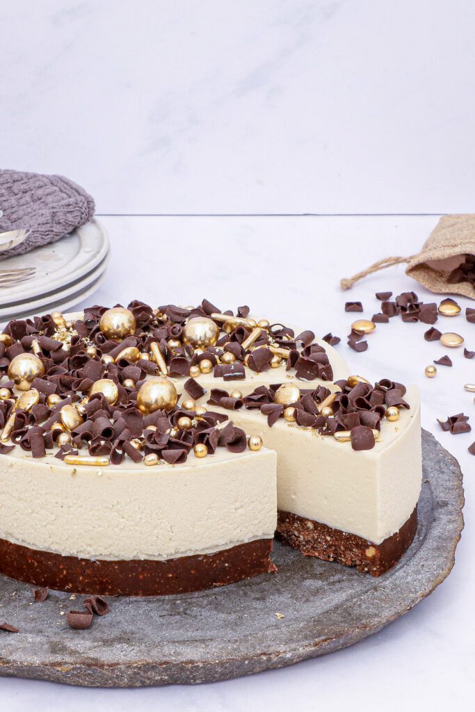 White russian cheesecake - Opskrift på cheesecake med kahlua og vodka