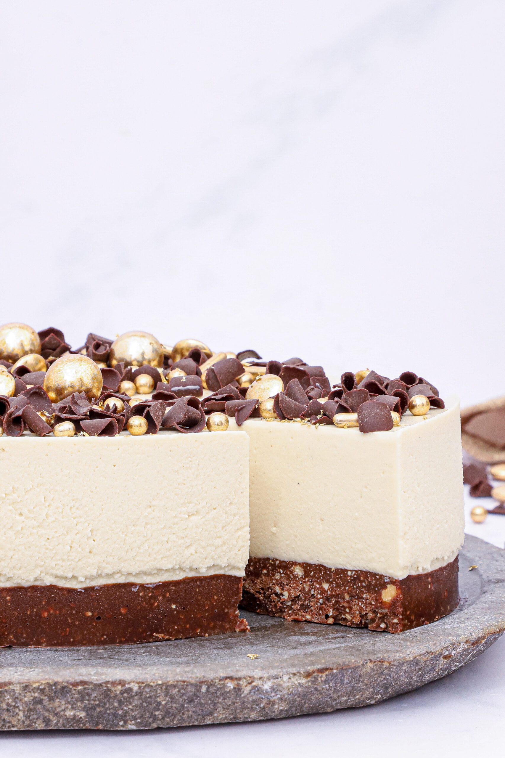 White russian cheesecake - Opskrift på cheesecake med kahlua og vodka