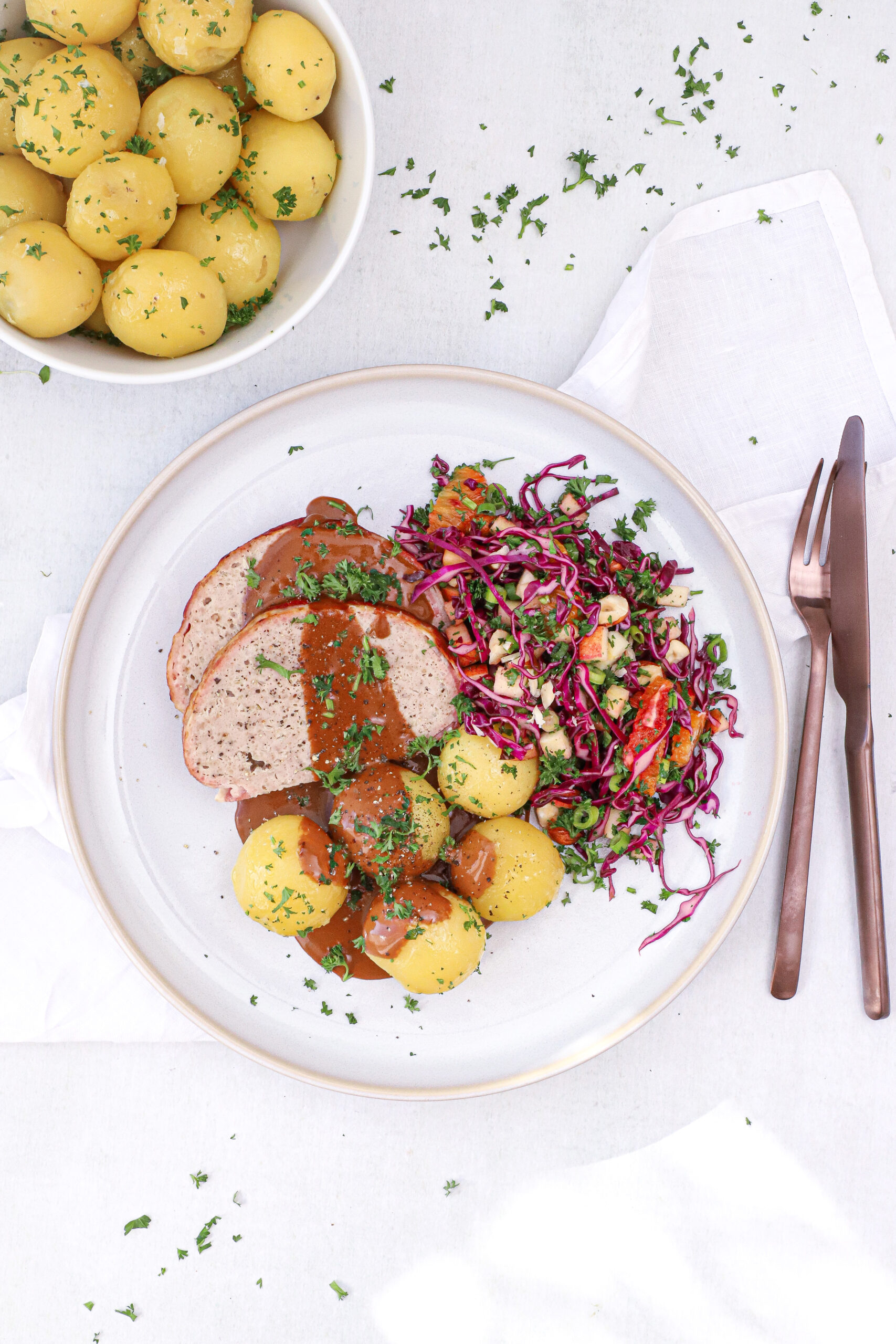 Forloren hare - Opskrift på forloren hare med brun sauce