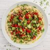 Hummus salat - Opskrift på salat med hummus - Layered hummus
