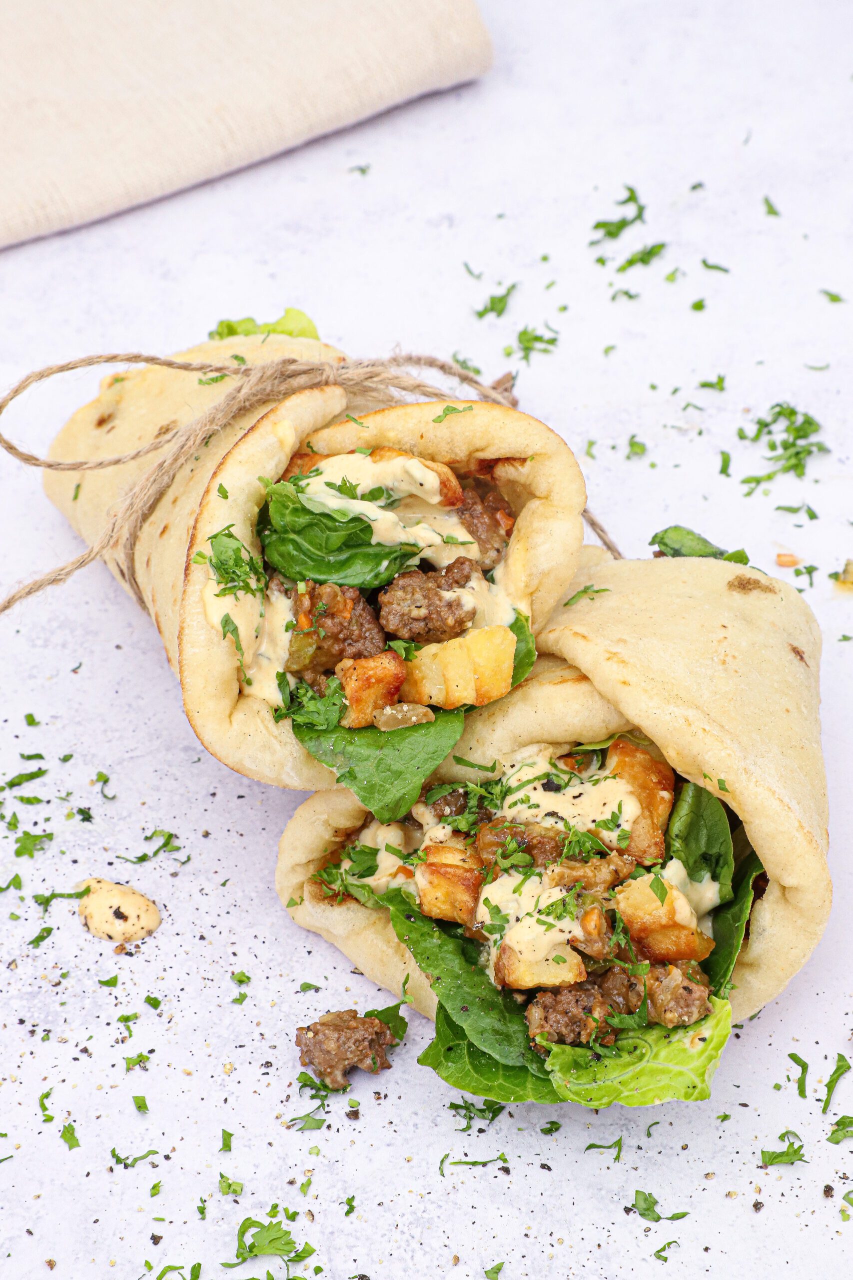 Big Mac Wrap - Opskrift på Big Mac durum