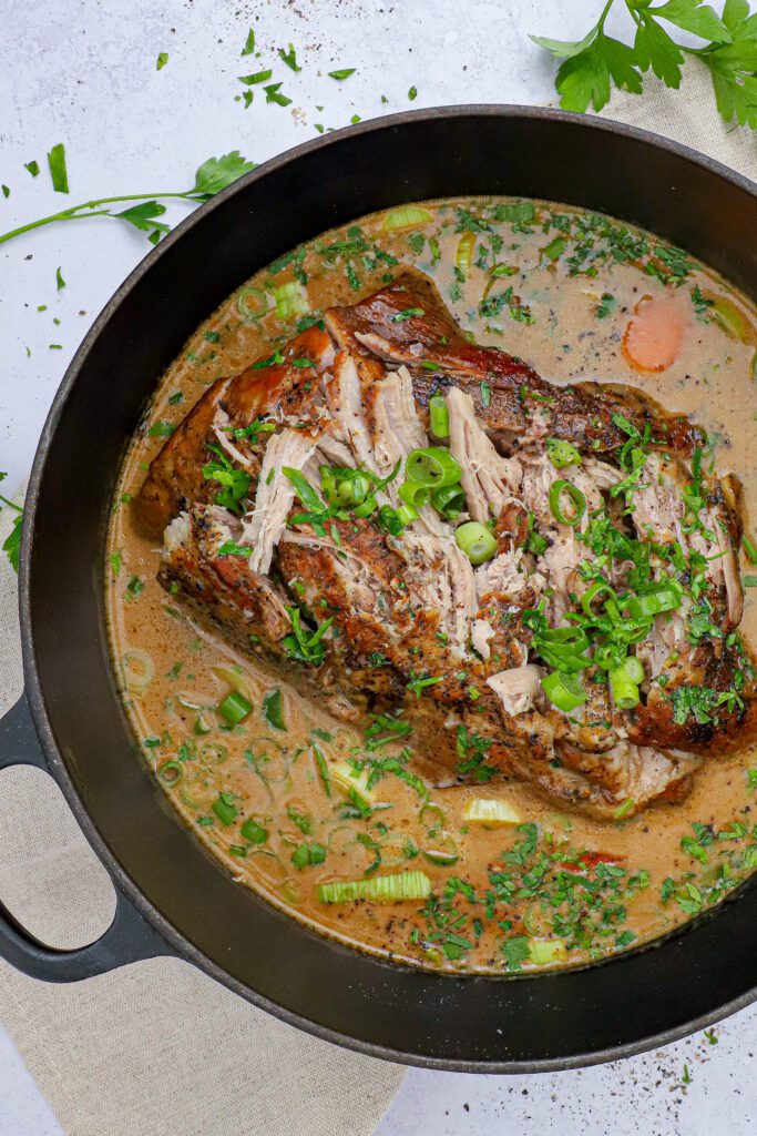 Ølbraiseret nakkefilet - Opskrift på braiseret nakkefilet med øl