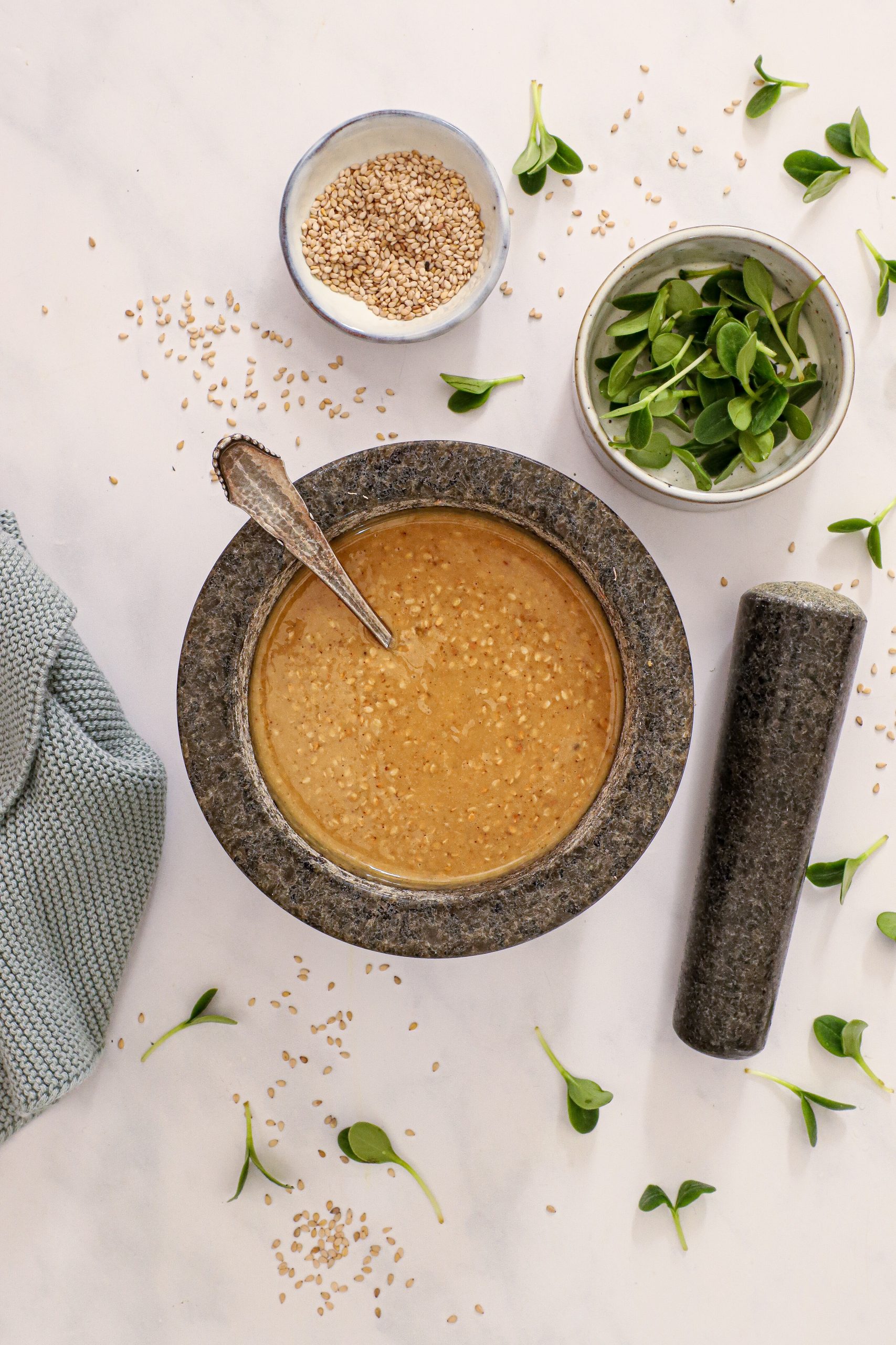 Hjemmelavet goma dressing - Japansk sesamdressing