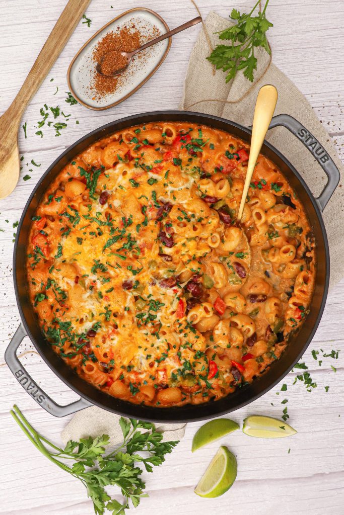 Mexicansk Mac and cheese - Opskrift på Mexicansk Mac & cheese