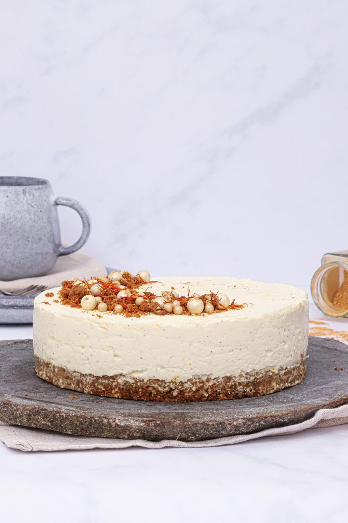 Appelsin cheesecake med vanilje og bastogne - Opskrift på cheesecake med appelsin og vanilje
