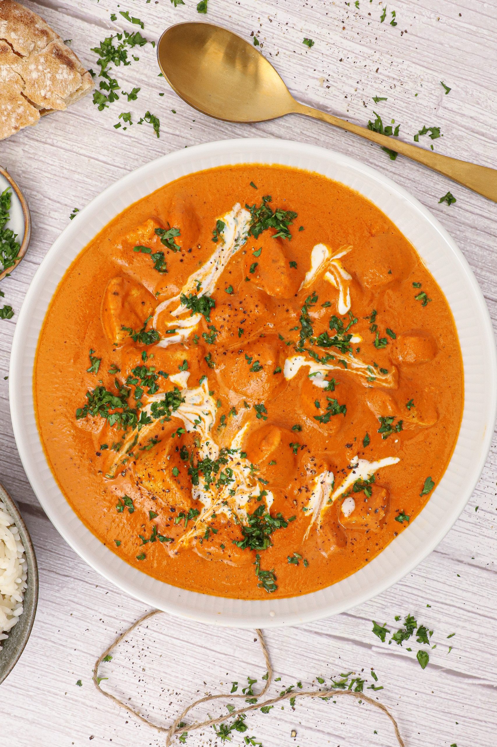 Chicken Tikka Masala - Opskrift på nem cremet Chicken Tikka Masala