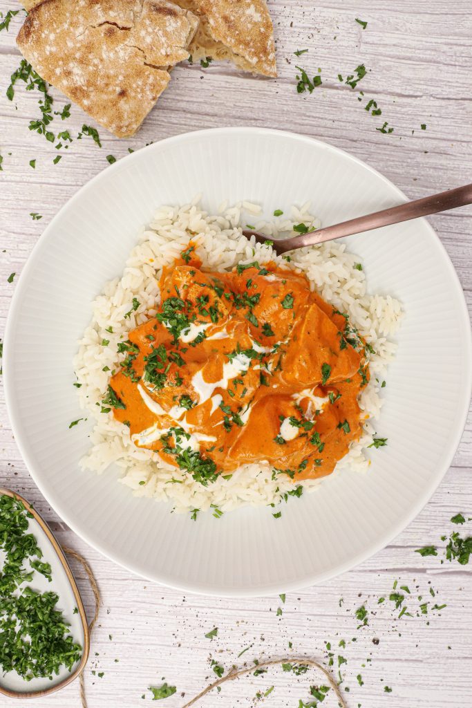 Chicken Tikka Masala - Opskrift på nem cremet Chicken Tikka Masala