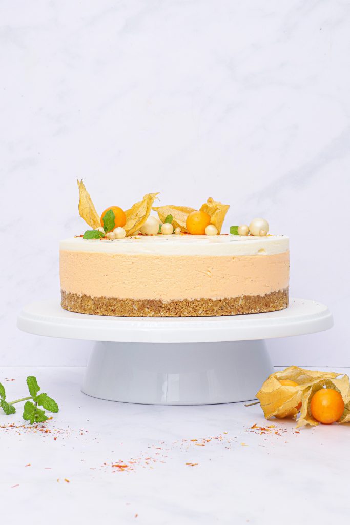 Pornstar Martini cheesecake - Opskrift på passionafrugt cheesecake
