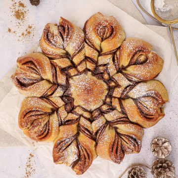 Kanelstjerne - Opskrift på stjernebrød med kanel