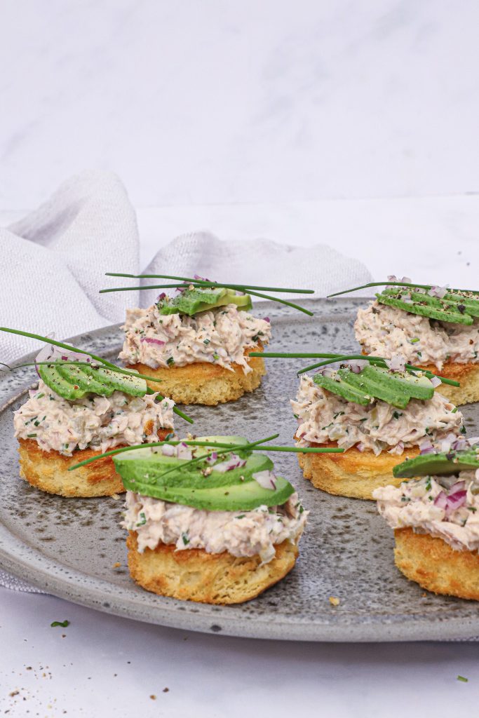 Hapser med tunsalat og avocado - Hapser med tun og avocado
