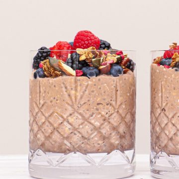 Overnight oats med kakao - Opskrift på overnight oats med chokoladesmag