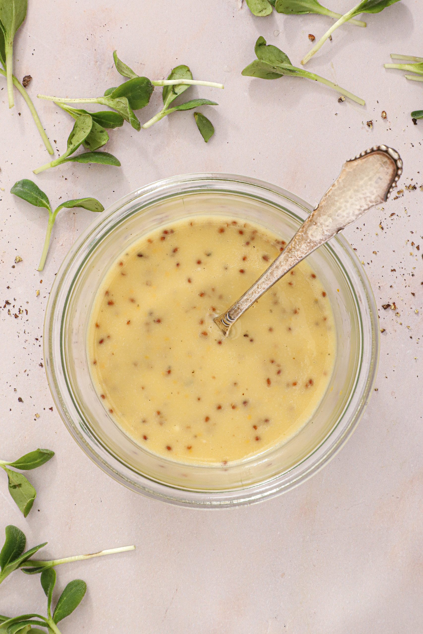 Cremet senneps vinaigrette - Opskrift på senneps vinaigrette