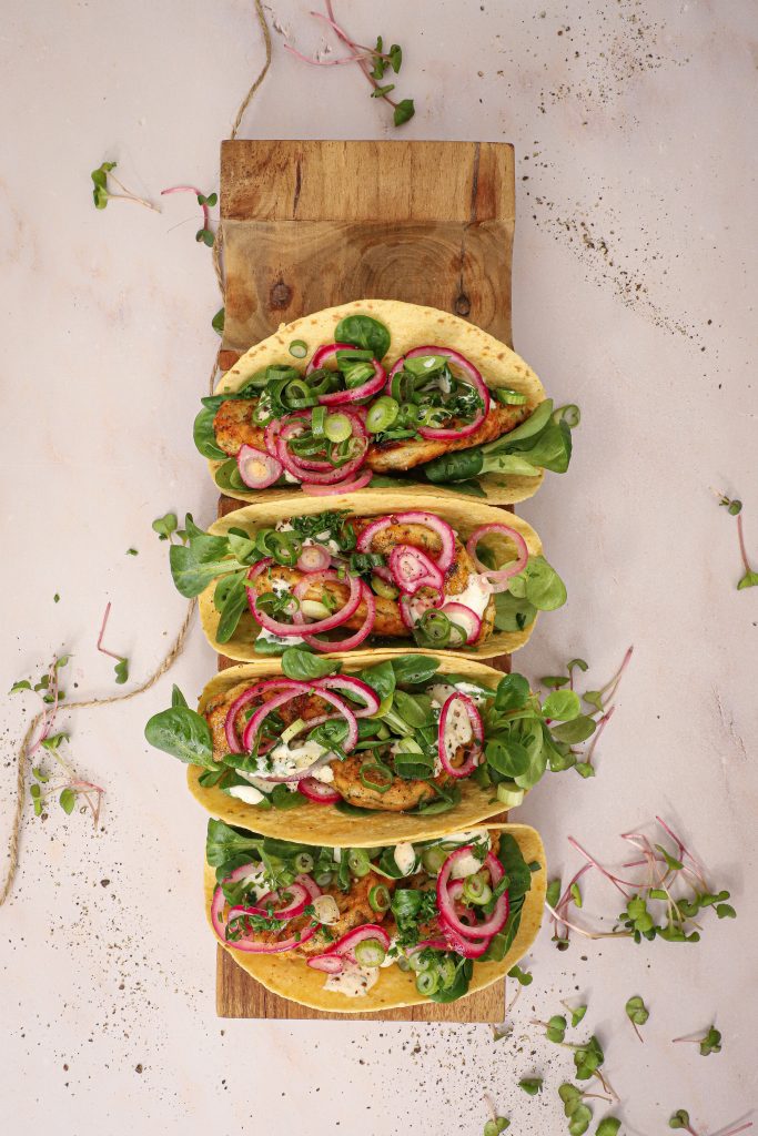 Nordiske fiske tacos - Opskrift på nemme fiske tacos
