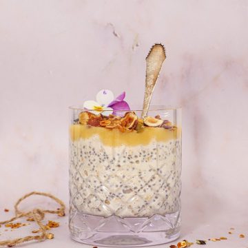 Overnight oats med citron og lemon curd - Køleskabsgrød