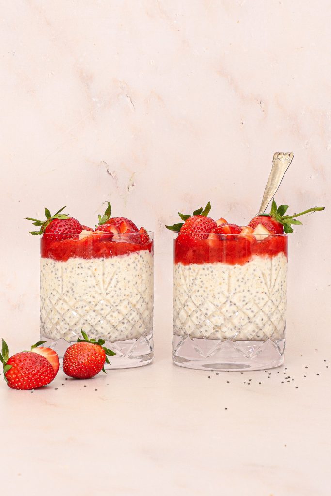 Overnight oats med kodlskål - Opskrift på overnight oats
