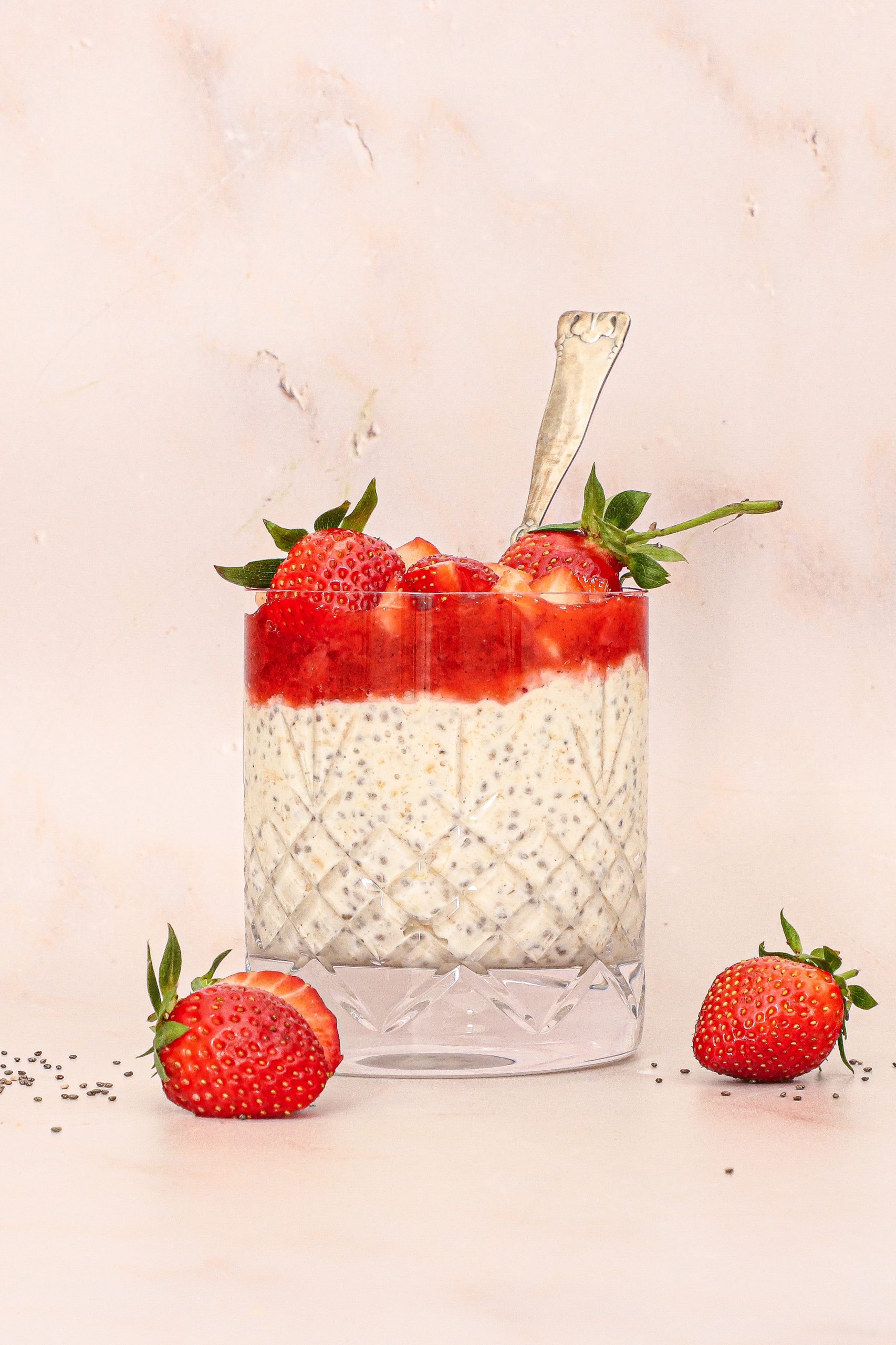 Overnight oats med kodlskål - Opskrift på overnight oats