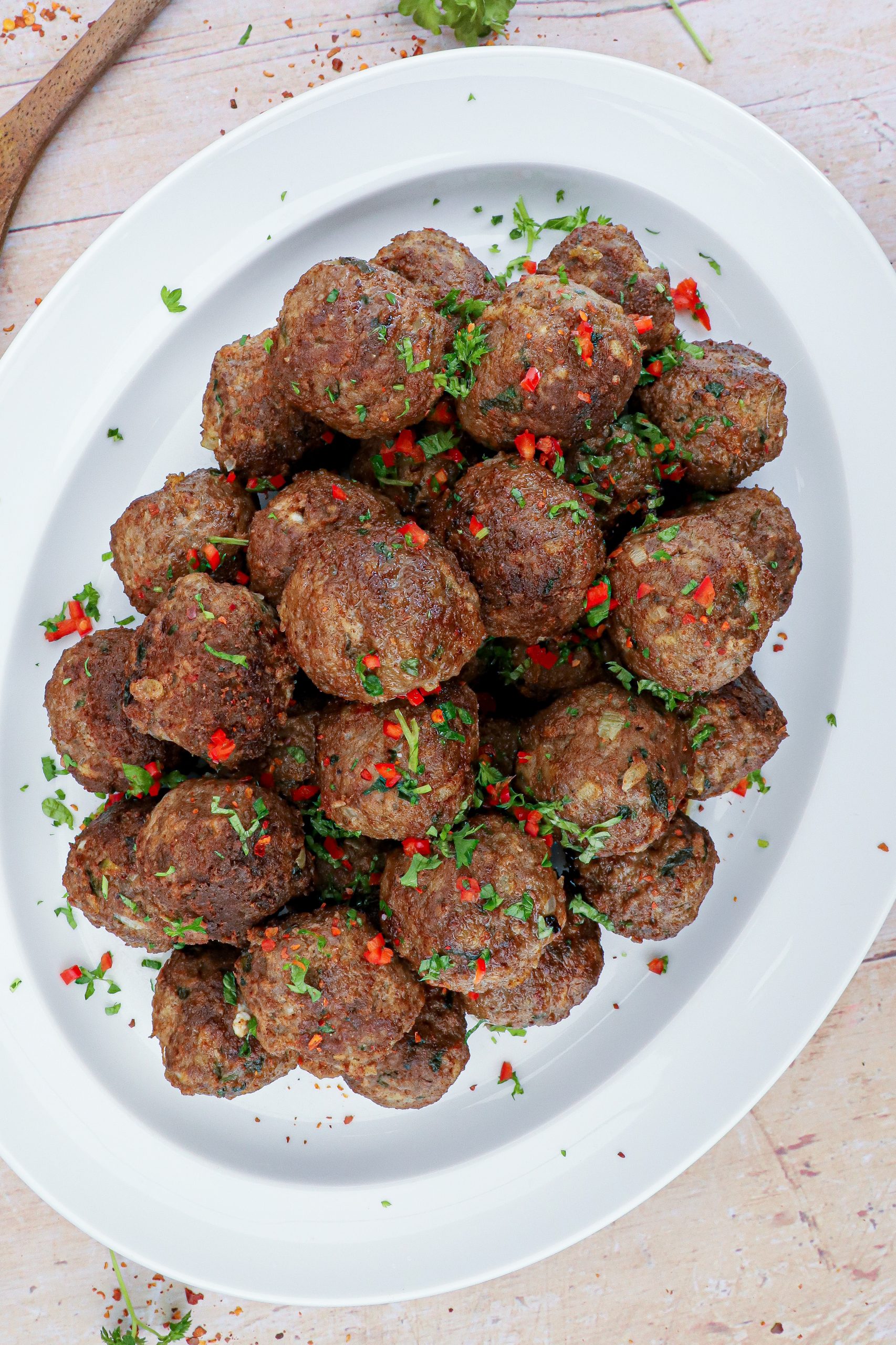 Græske frikadeller i Airfryer - Græske kødboller i Airfryer
