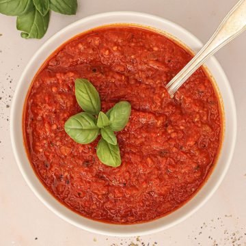 Tomatsauce med friske tomater - Nem tomatsauce