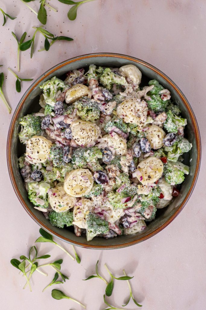 Broccoli kartoffelsalat - Broccolisalat med kartofler