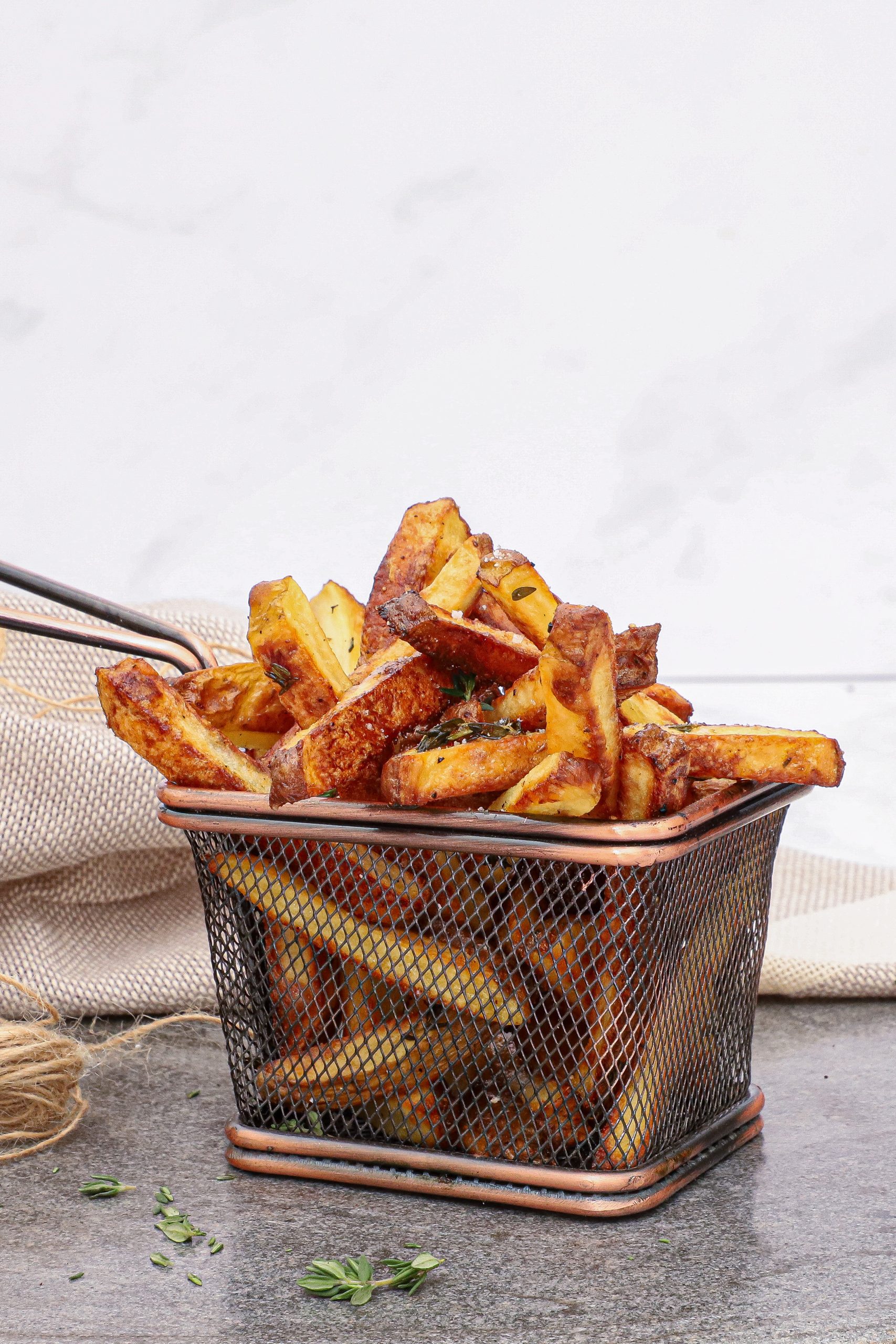 Hjemmelavede pommes frites i Airfryer