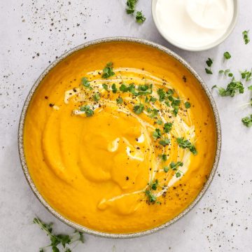Cremet gulerodssuppe