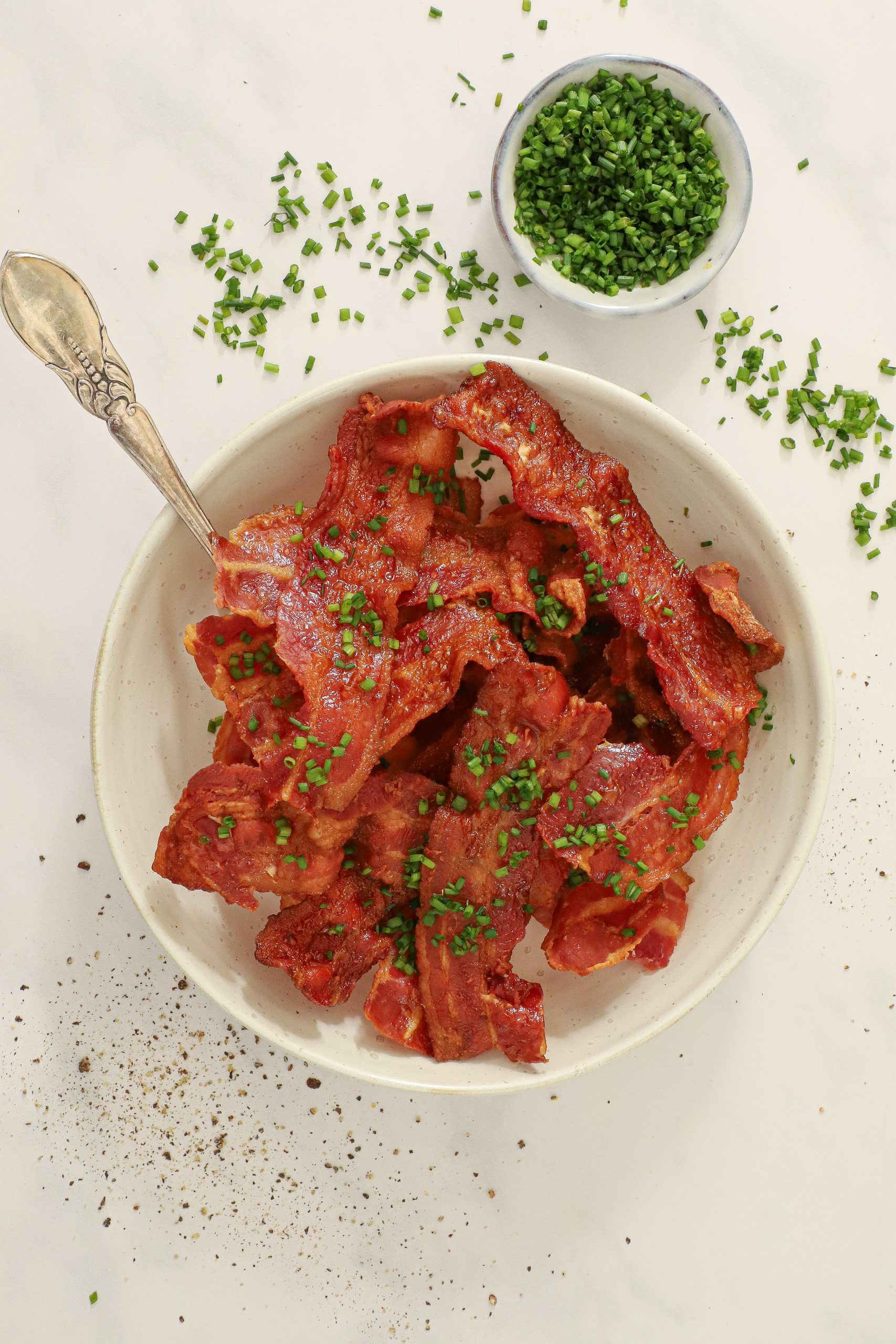 Sprød bacon i Airfryer