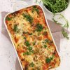 Lasagne med salsiccia og svampe