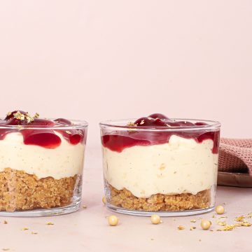 Risalamande cheesecake i glas på 15 minutter