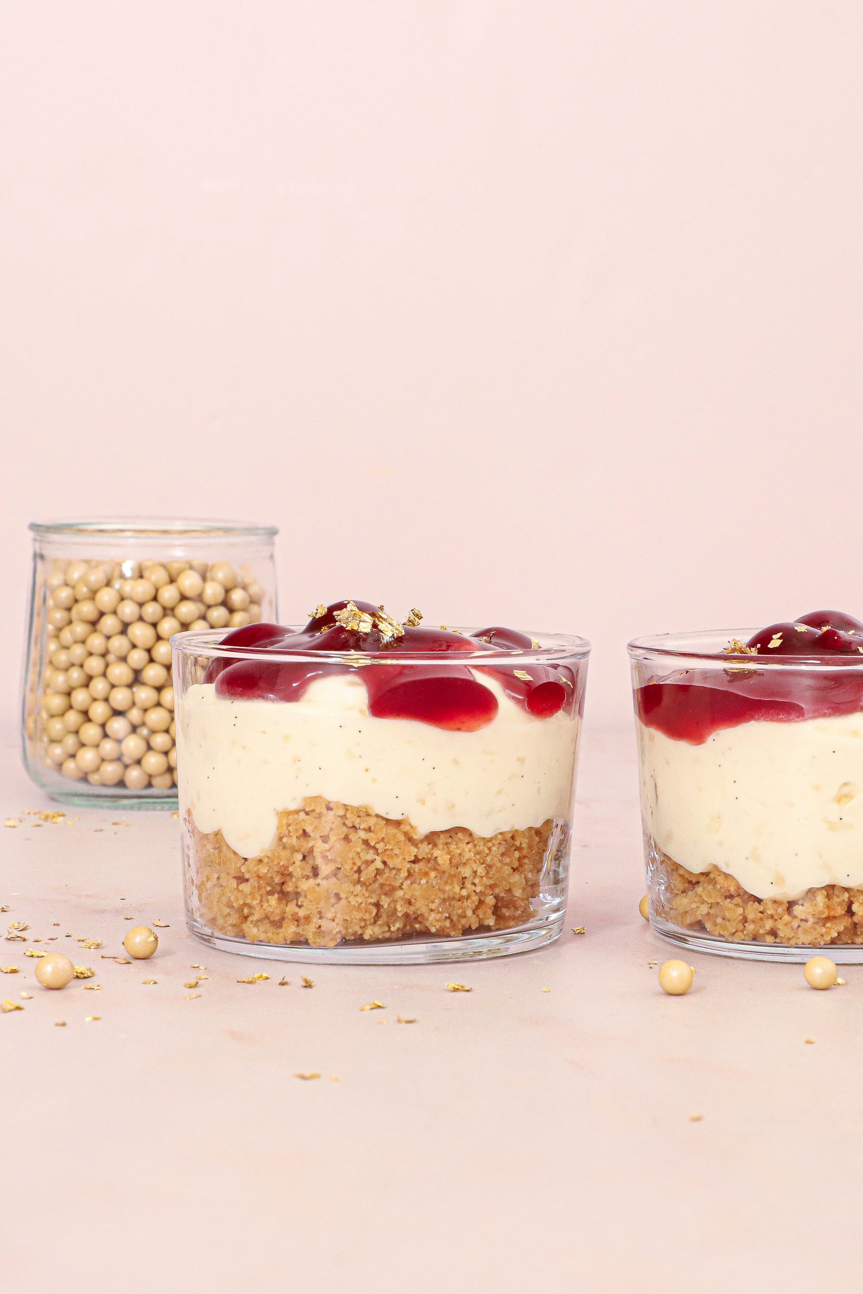 Risalamande cheesecake i glas på 15 minutter