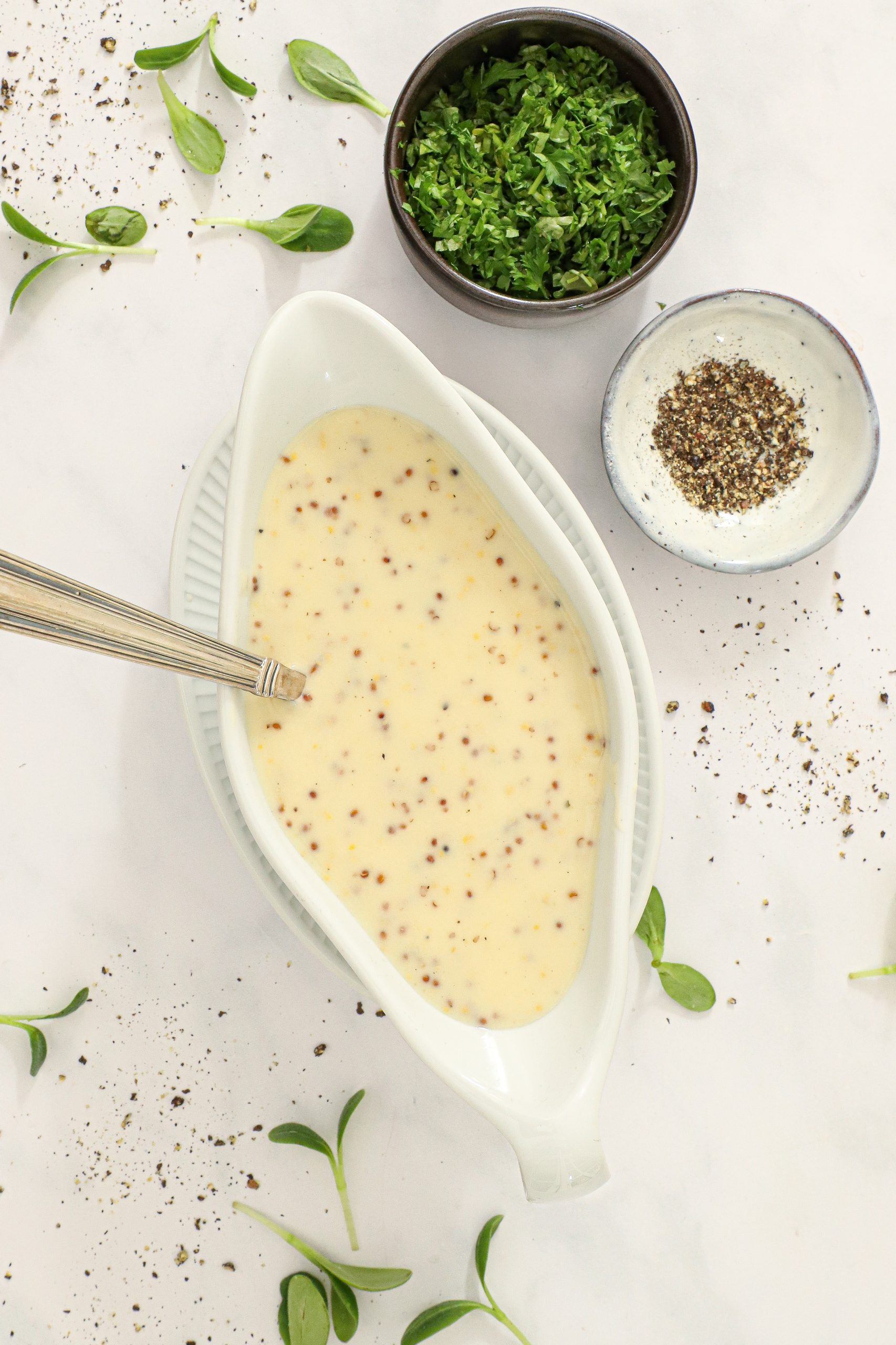 Cremet sennepssauce