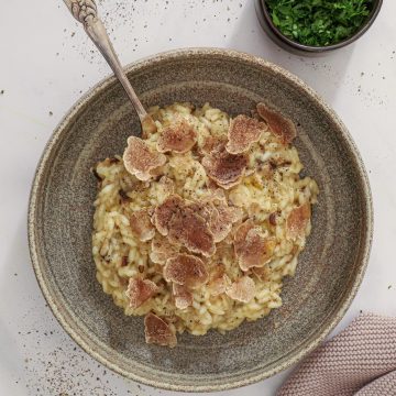 Trøffelrisotto - Svampe risotto med trøffel