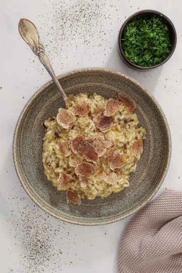 Trøffelrisotto - Svampe risotto med trøffel