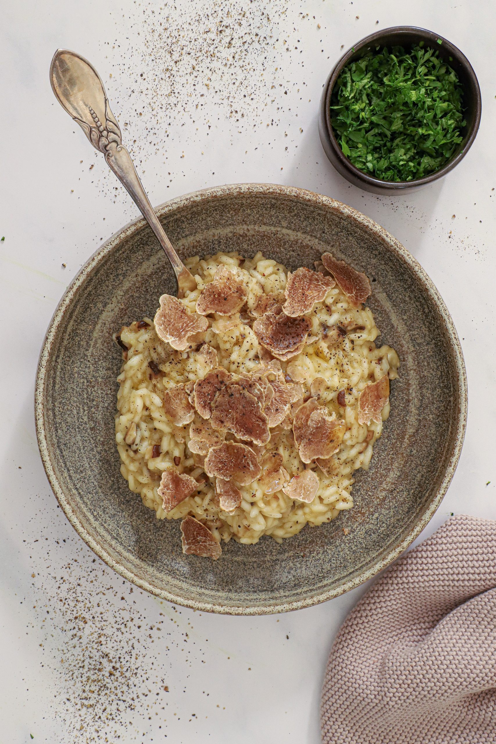 Trøffelrisotto - Svampe risotto med trøffel