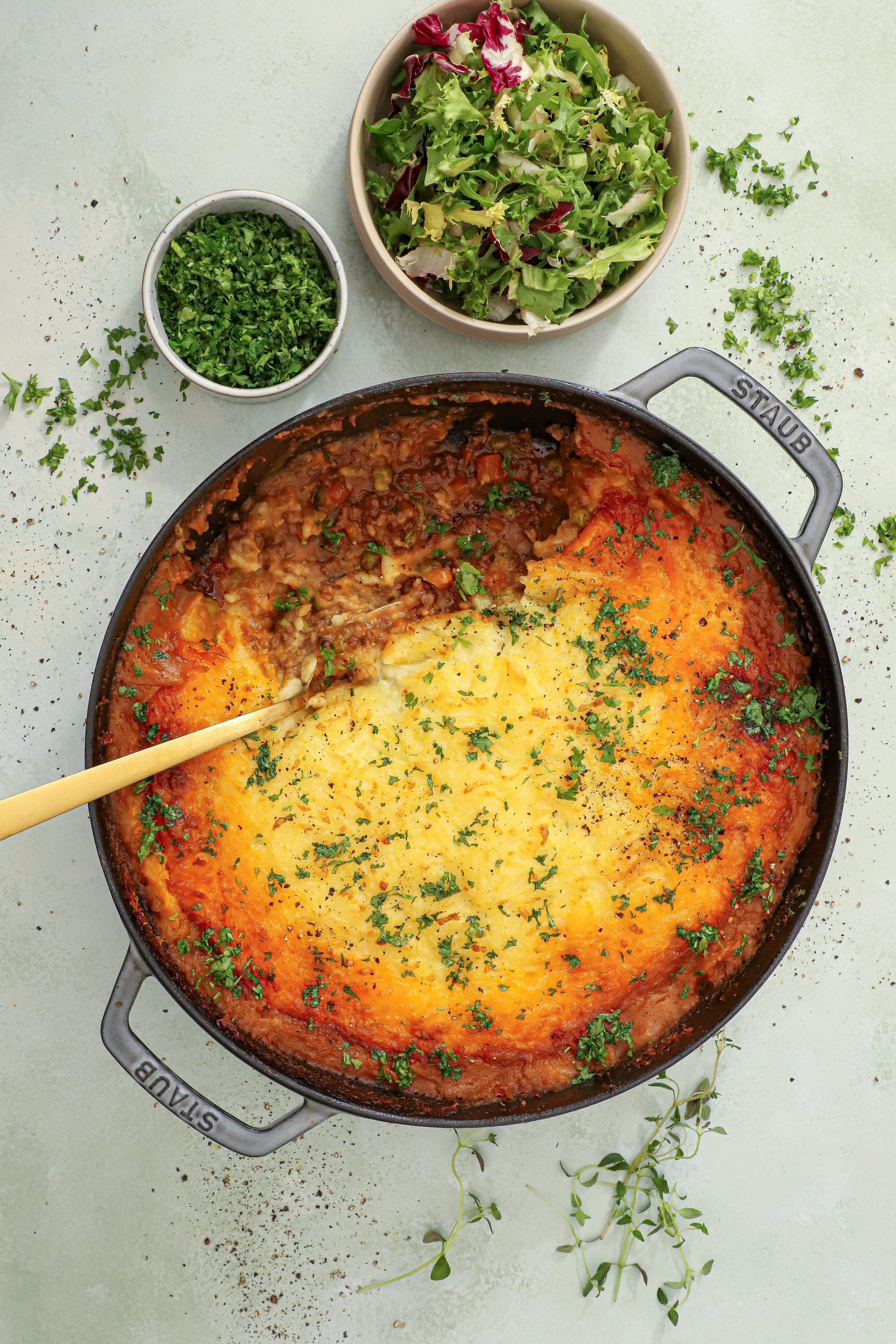Cottage pie - Opskrift på Cottage Pie med oksekød