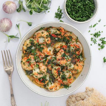 Gambas al ajillo i Airfryer