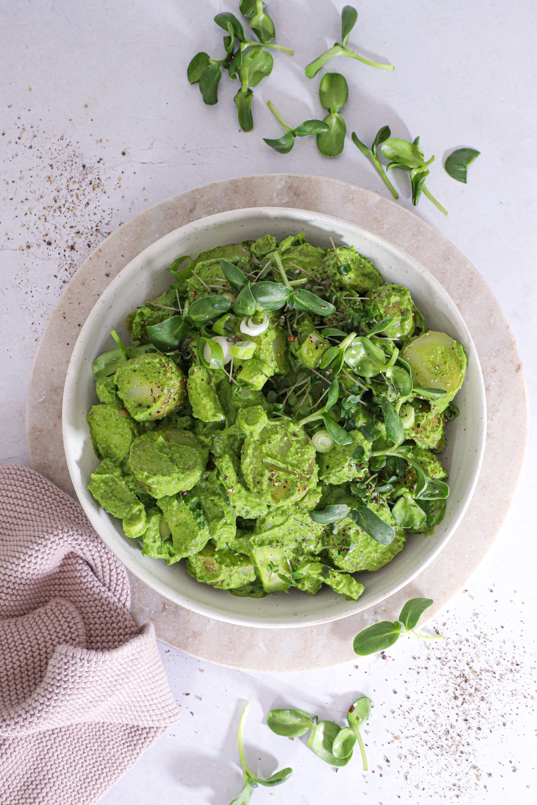 Green goddess kartoffelsalat - Perfekt tilbehør til aftensmaden