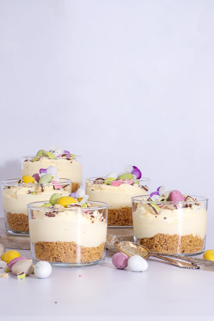 Nem Påskecheesecake i Glas - Uden Husblas | Gourministeriet