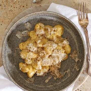 Gnocchi med cremet trøffelsauce - Gnocchi med parmesan og trøffel