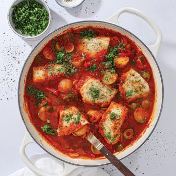 Bacalao - Opskrift på spansk bacalao med tomat og klipfisk