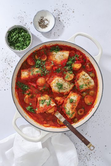 Bacalao - Opskrift på spansk bacalao med tomat og klipfisk