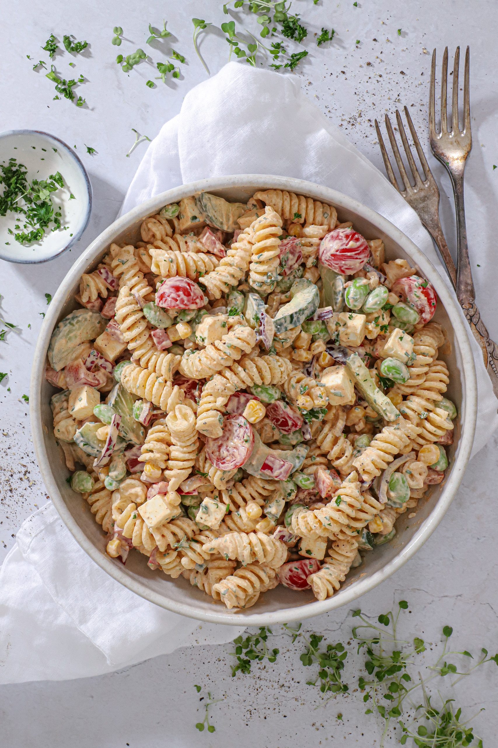 Spicy Ranch Pastasalat - Perfekt Tilbehør til Grillsæsonen
