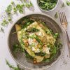 Åben lasagne med burrata, asparges og ærter - Nem opskrift